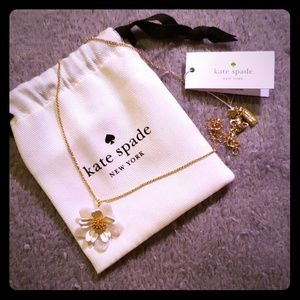 Kate Spade White Floral Mosaic Necklace
